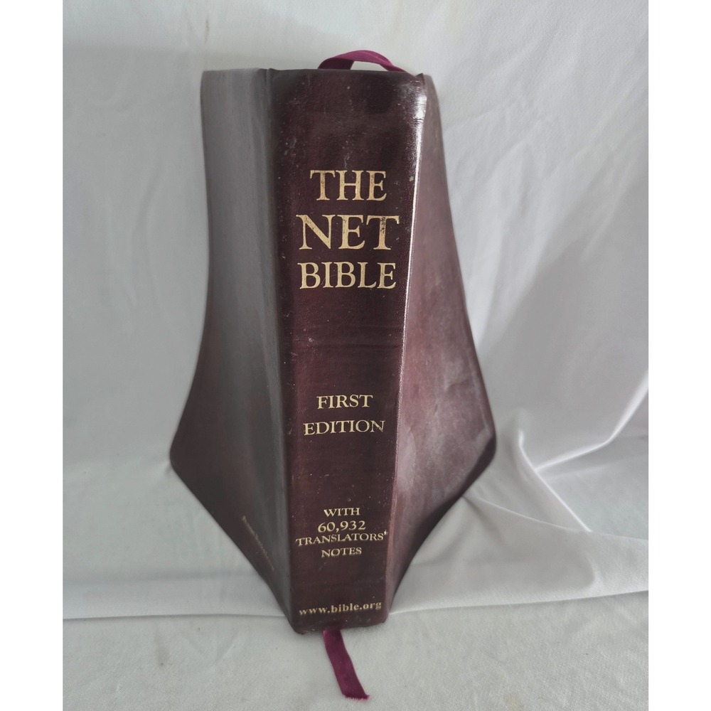 NET Bible 1st Edition Bonded Leather Translators Notes Study Bible